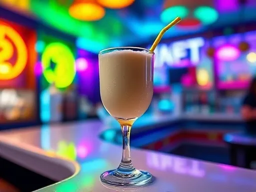 Banana Milk Shake - At a Bar