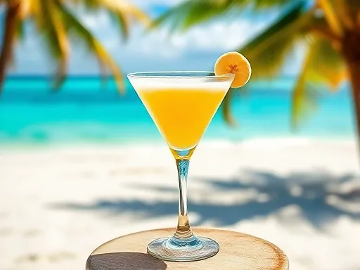 Banana Rum Frappe - Outdoors