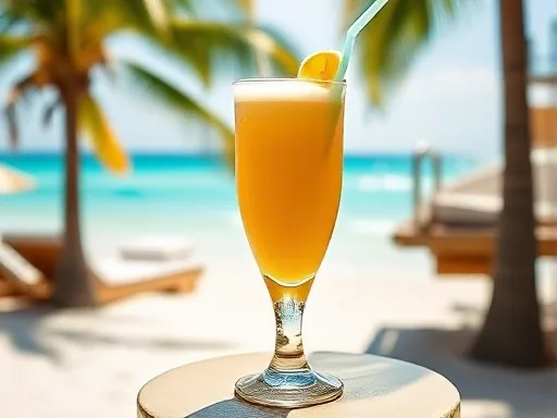 Banana Slices in Beer - Outdoors