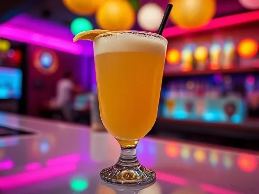Banana Slush Punch - At a Bar