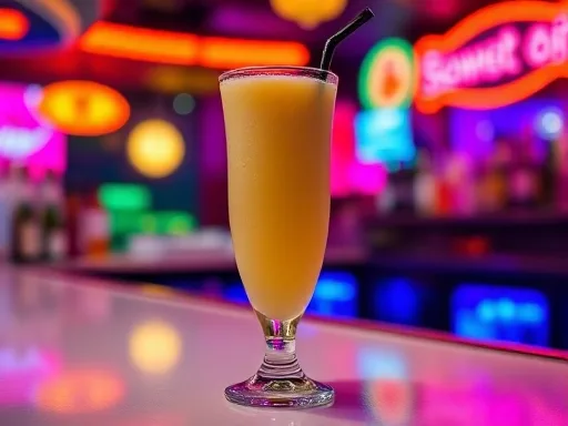 Banana Slushee - At a Bar