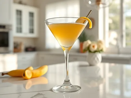Banana Split Martini - At Home