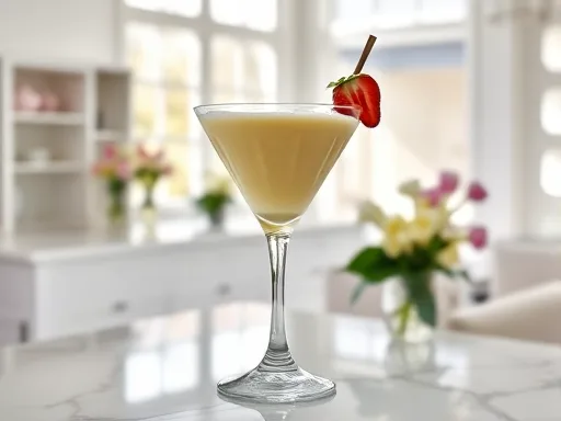 Banana Strawberry Shake #2 - At Home