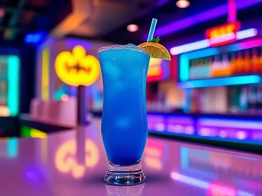 Beakers Blue - At a Bar