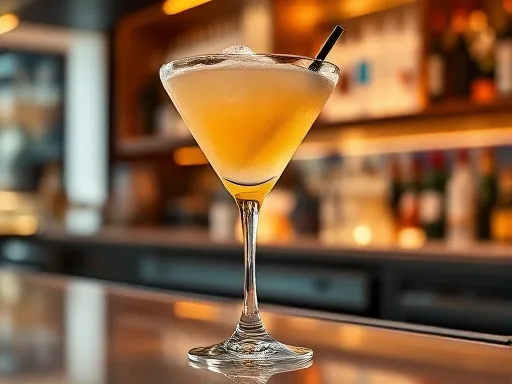 Bellini Cocktails - At a Bar
