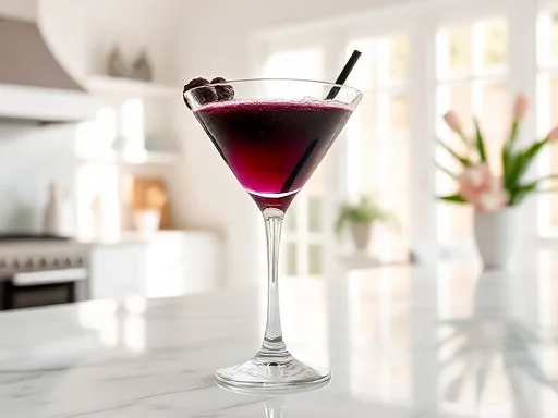 Berry Chocolate Martini - At Home