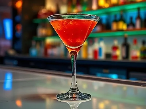 Bijou Cocktail - At a Bar