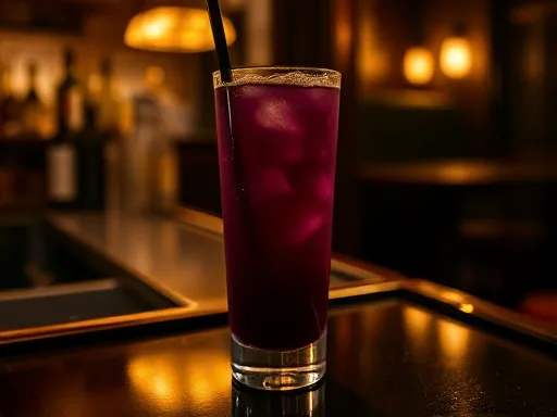 Bird of Paradise Fizz - At a Bar