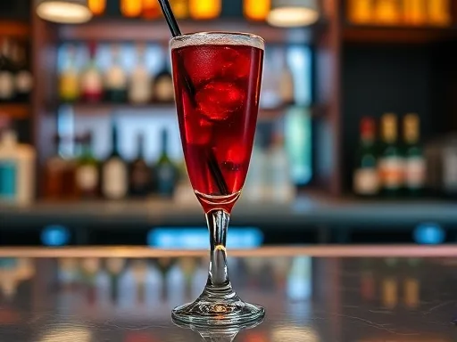 Bishop Cocktail - At a Bar