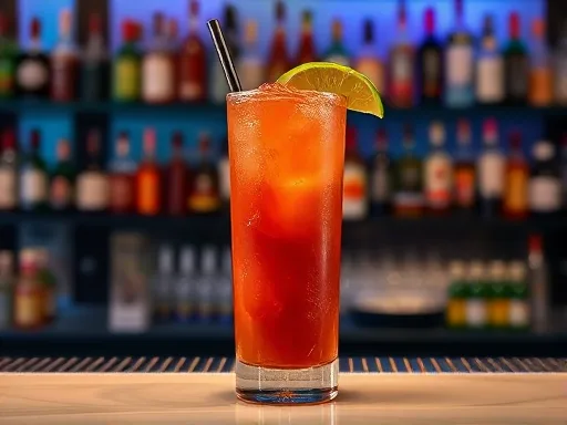 Bite Your Mama Bloody Mary - At a Bar