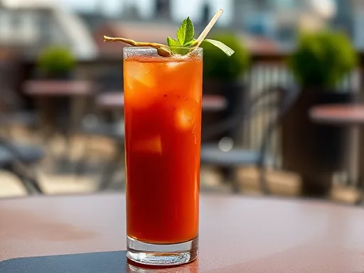 Bite Your Mama Bloody Mary - Outdoors