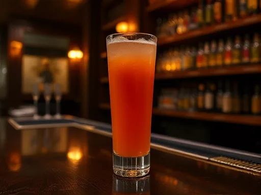 Blackberry Fizz - At a Bar