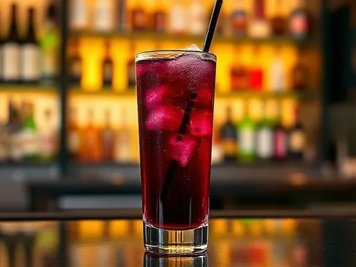 Blackberry Julep - At a Bar