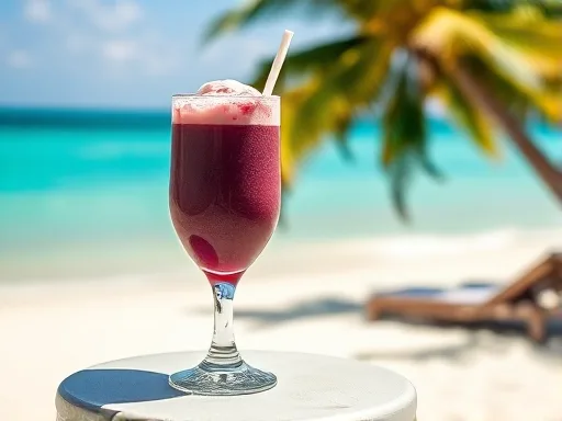 Blackberry Smoothie - Outdoors