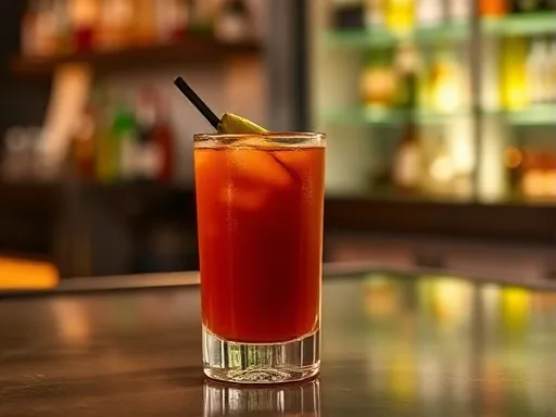 Bloody Mary Jolly Style - At a Bar