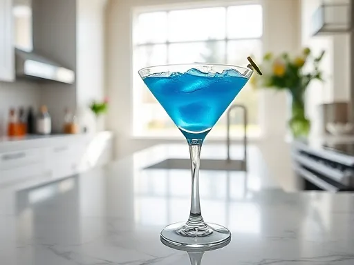 Blue Bruiser Cocktail - At Home