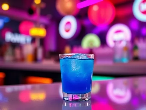 Blue Flush - At a Bar