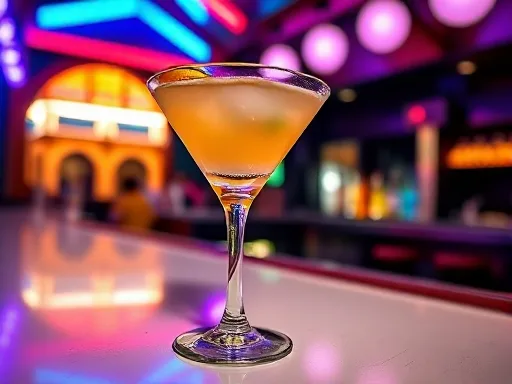 Blue Grass Cocktail - At a Bar