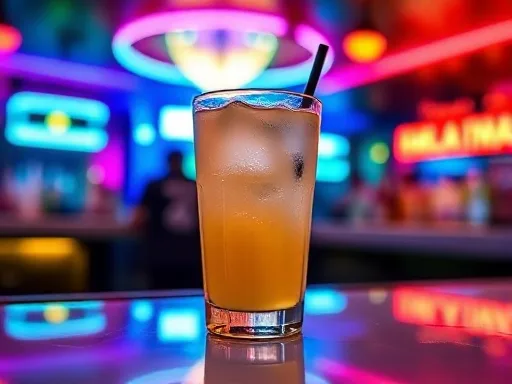 Blue Hawaiian Screw #2 - At a Bar