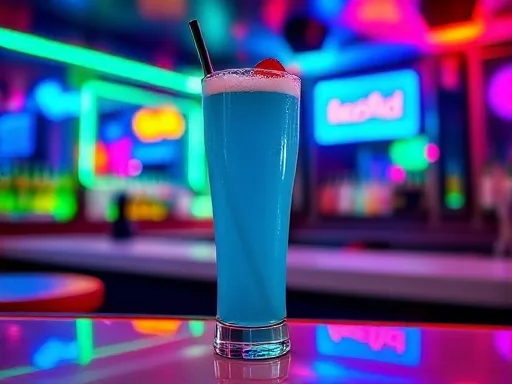 Blue Kool-Aid Punch - At a Bar
