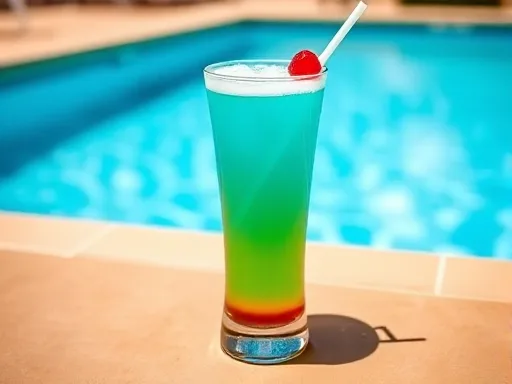 Blue Kool-Aid Punch - Outdoors