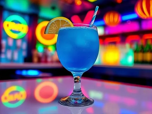 Blue Lemonade - At a Bar