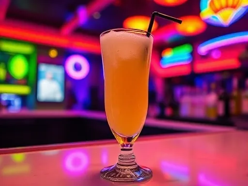 Blue Monkey - At a Bar