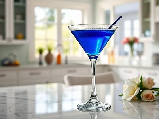 Blue Moon Martini - At Home
