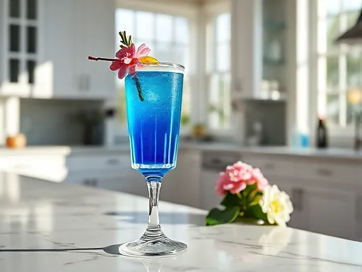 Blue Motorcycle - At Home
