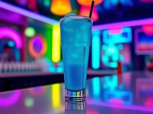 Blue Ninja - At a Bar