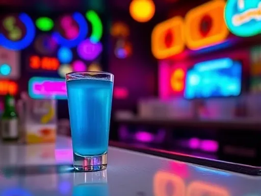 Blue Peach - At a Bar