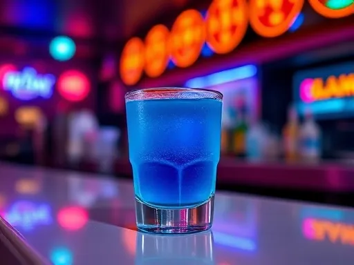 Blue Slammer - At a Bar
