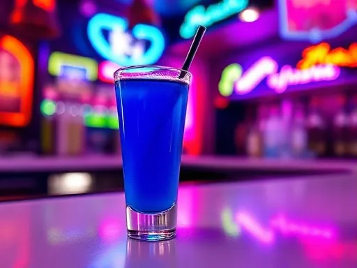 Blue Smurf Piss - At a Bar