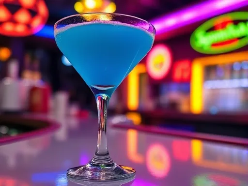 Blue Sunset - At a Bar