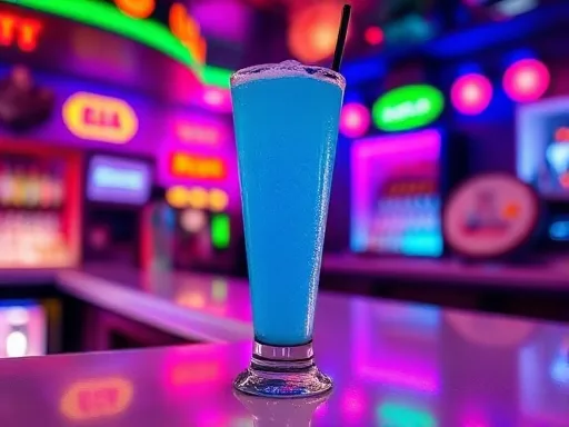 Blue Volcano - At a Bar