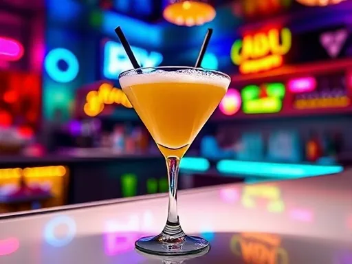 Blueberry Freeze - At a Bar