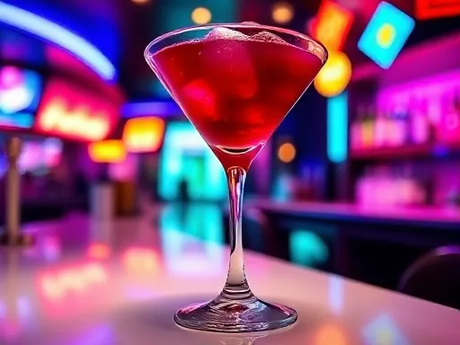 Blueberry Lemonade - At a Bar