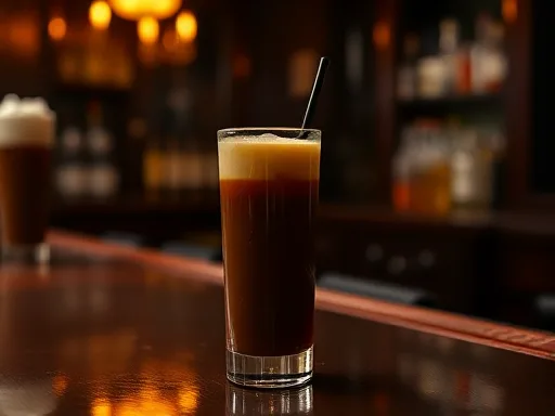 Boston Iced Coffee - At a Bar