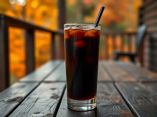 Boston Iced Coffee - Outdoors