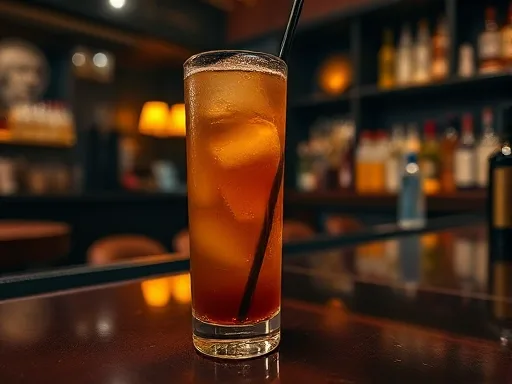Bourbon Highball - At a Bar