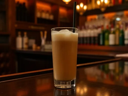 Bourbon Milk Punch #2 - At a Bar