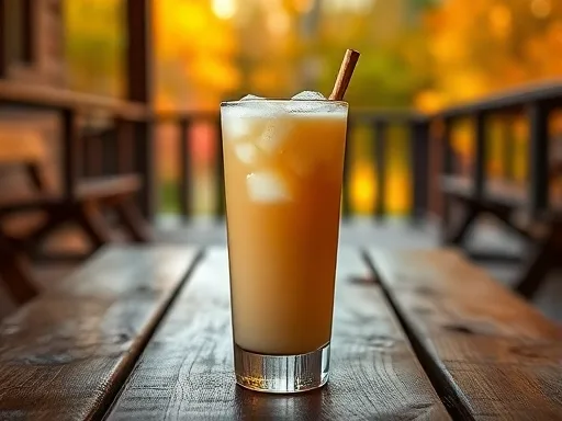 Bourbon Milk Punch #2 - Outdoors