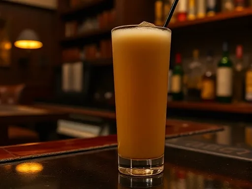 Bourbon Milk Punch - At a Bar