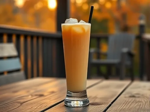 Bourbon Milk Punch - Outdoors
