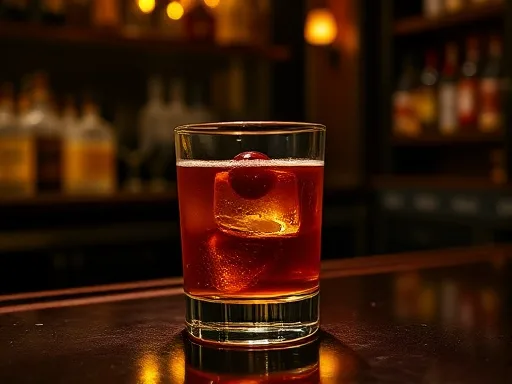 Bourbon Old-Fashioned - At a Bar