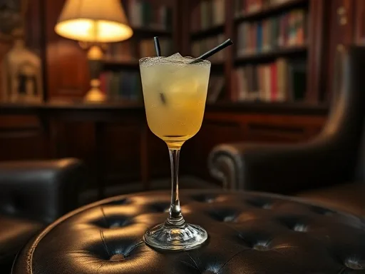 Bourbon Sloe Gin Fizz - At Home