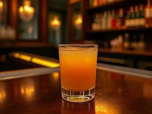 Bourbon Slush - At a Bar