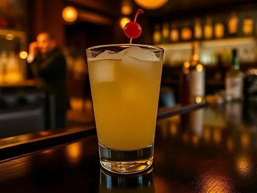 Bourbon Sour - At a Bar