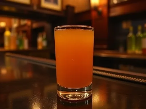 Bourbon Stone Sour - At a Bar