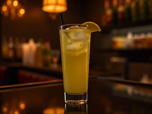 Bourbon Swizzle - At a Bar